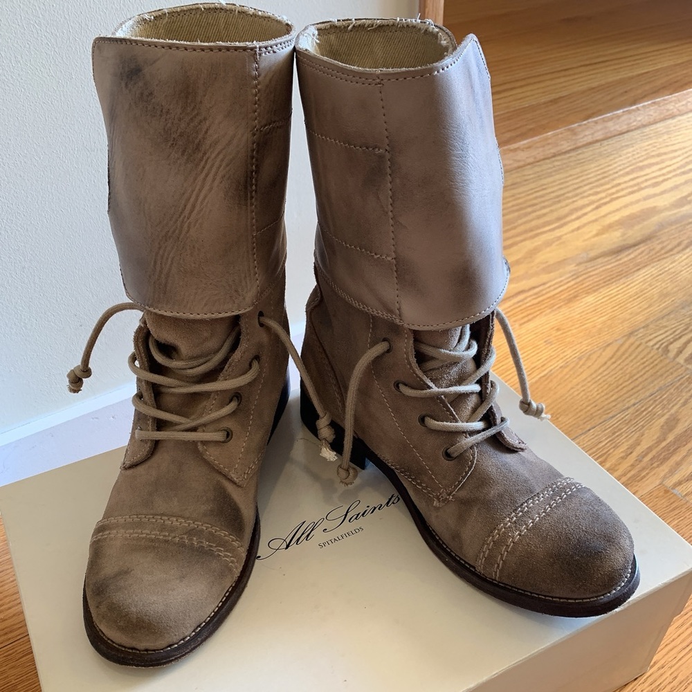 All Saints Combat Boots